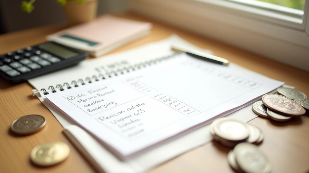 Tableau coloré montrant la répartition d'un budget mensuel en trois catégories principales